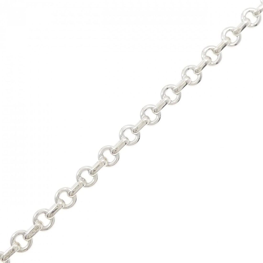 TIFFANY DONUTS CHAIN BRACELET: Tiffany Donuts Chain Bracelet Brand: Tiffany Type: Bracelet Material: 925 Silver, Color: Silver Size: 18.5cmActualSize Max W: 5.8mm Accessories: None Accessories Notice: When purchasing pr