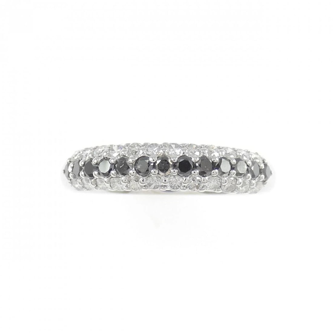 K18WG DIAMOND RING - 2