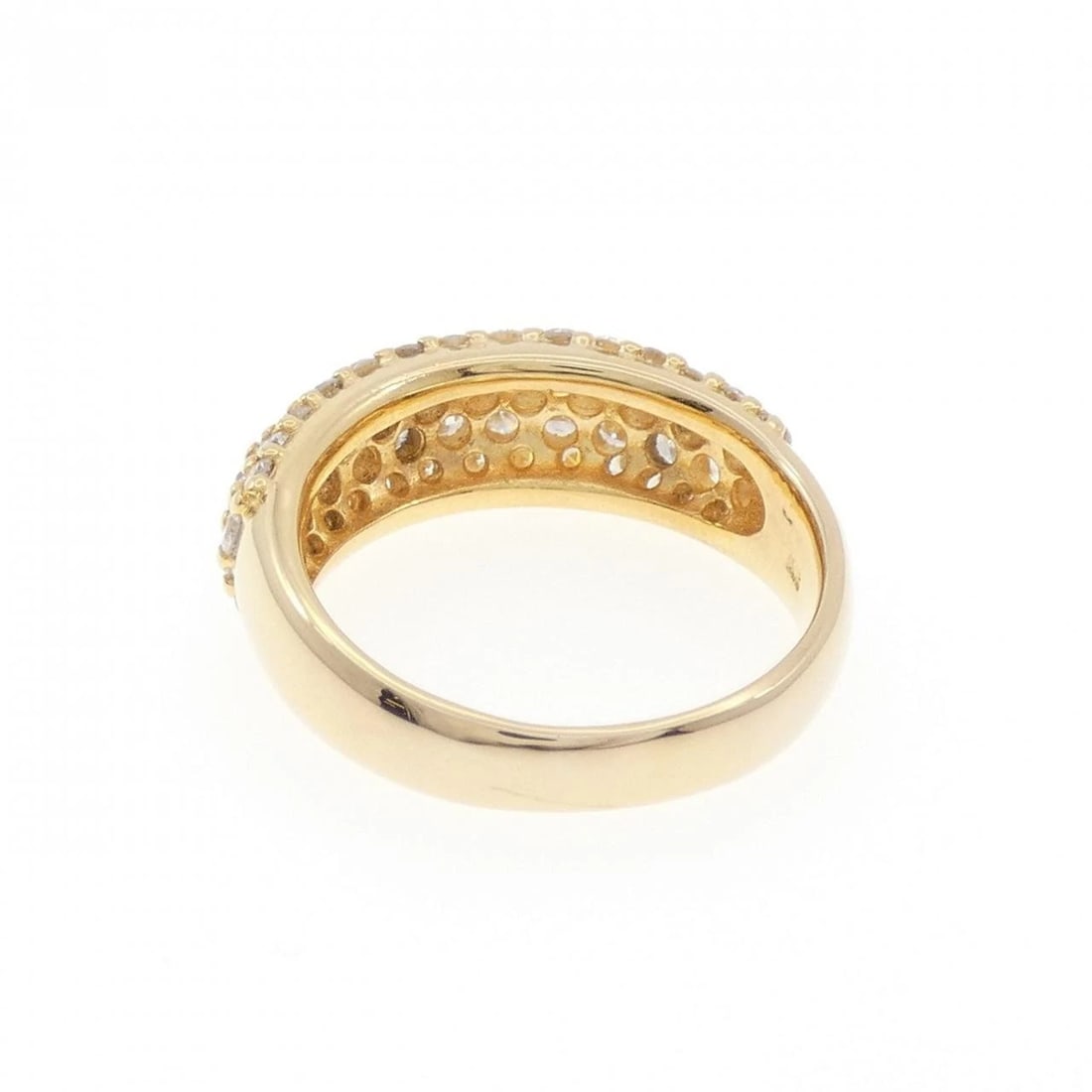 K18YG PAVE DIAMOND RING - 3