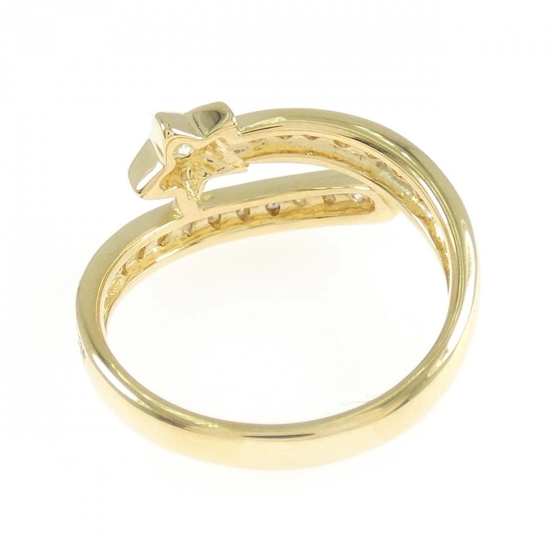 K18YG STAR DIAMOND RING - 3
