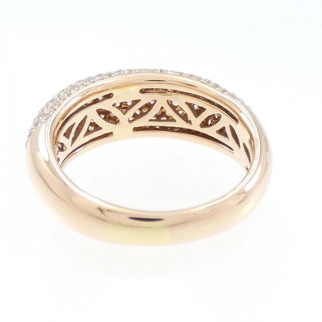 K18PG PAVE DIAMOND RING - 3