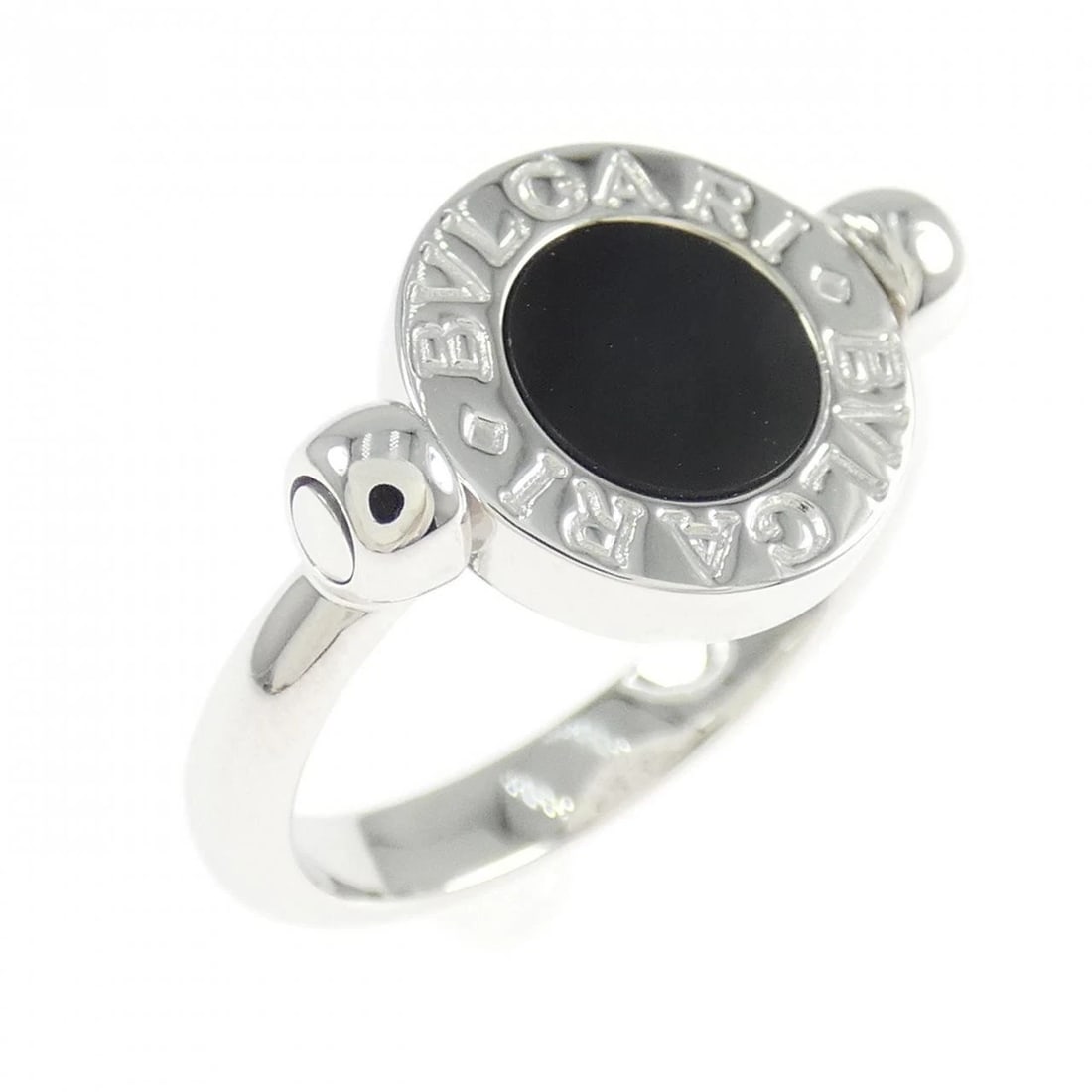 BVLGARI RING: Bvlgari Ring Brand: BVLGARI Type: Ring Material: 750 White Gold, Main Stone/Creation Natural Color: White Size: 5 (US size) Accessories: None Accessories Notice: When purchasing pre-owned