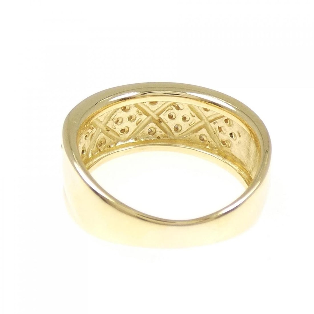 K18YG DIAMOND RING - 2