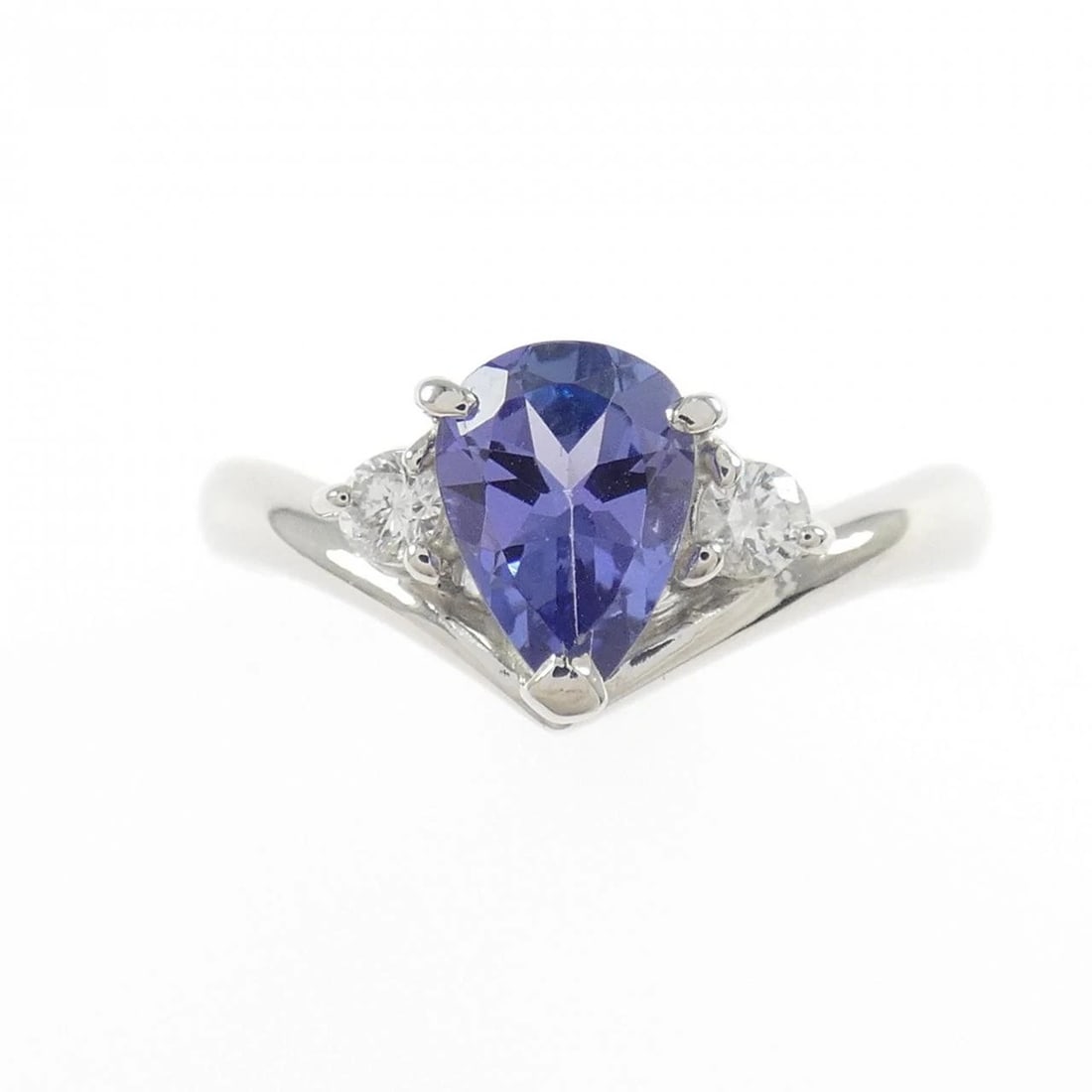 PT900 TANZANITE RING - 2