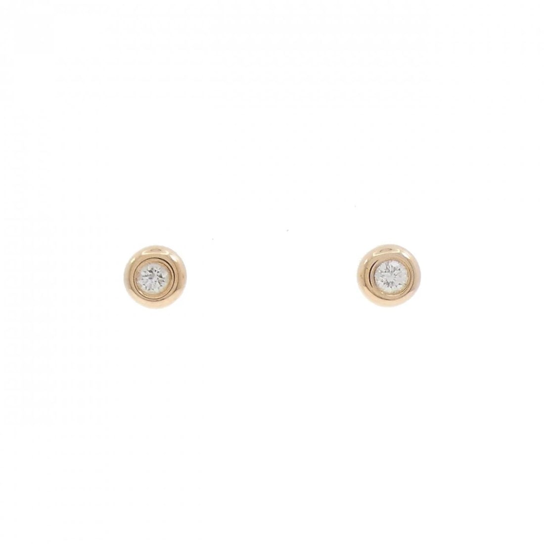 TIFFANY & CO. BY THE YARD EARRINGS: Tiffany & Co. By the Yard Earrings Brand: Tiffany Type: Earrings Material: 750 Pink Gold, Main Stone/Creation Natural Color: Pink Gold Size: ActualSize Diameter: 3.9mm Accessories: None