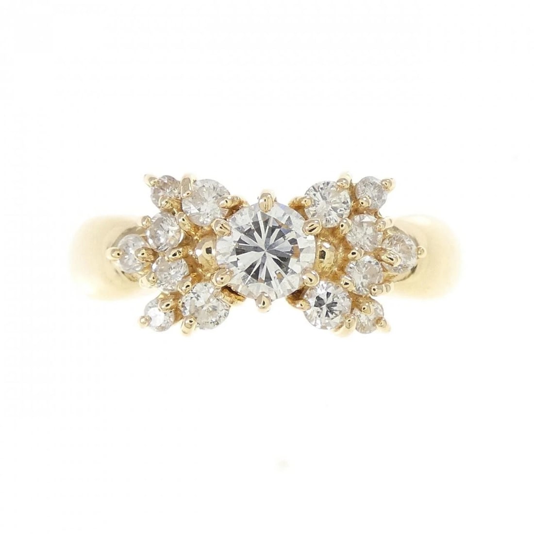 K18YG DIAMOND RING - 2