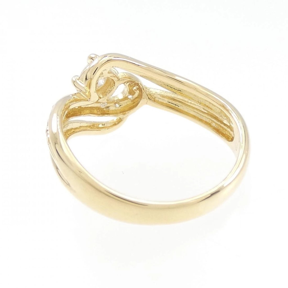 K18YG DIAMOND RING - 3