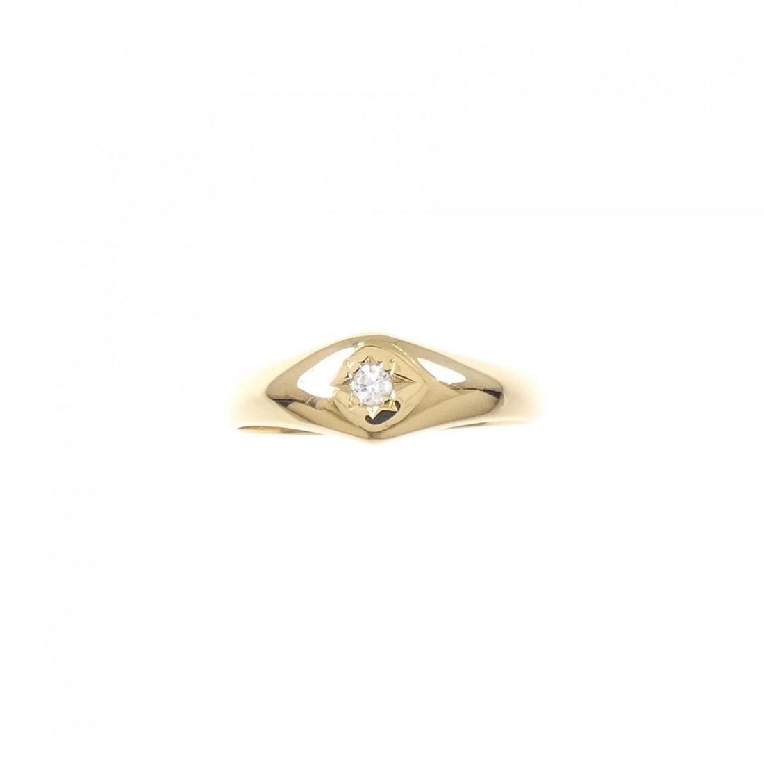 K18YG DIAMOND RING - 2