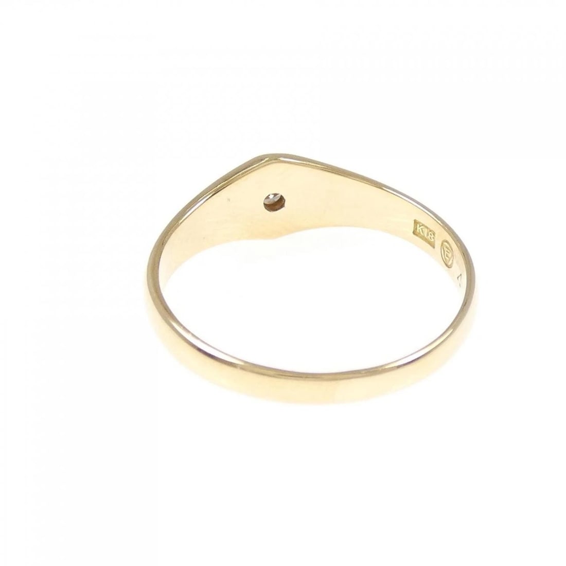 K18YG DIAMOND RING - 3