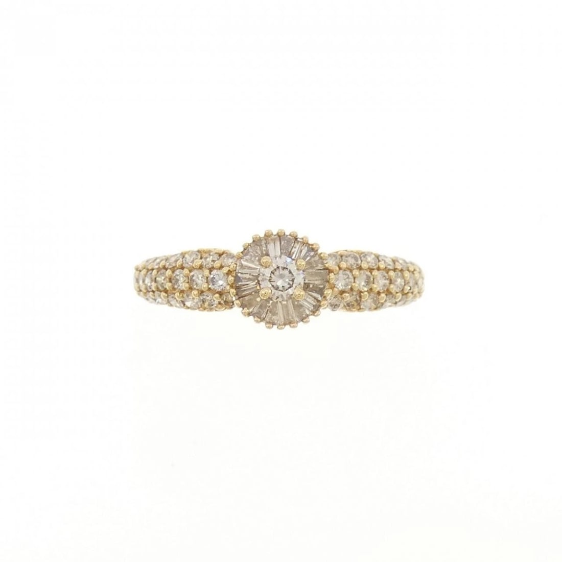 K18YG DIAMOND RING - 2