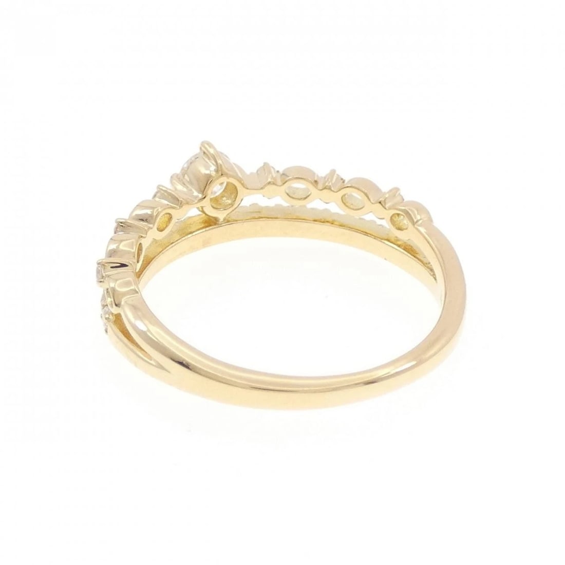 K18YG DIAMOND RING - 3
