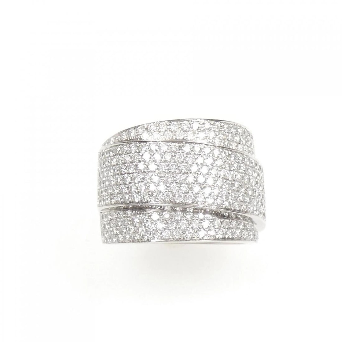 750WG PAVE DIAMOND RING - 2