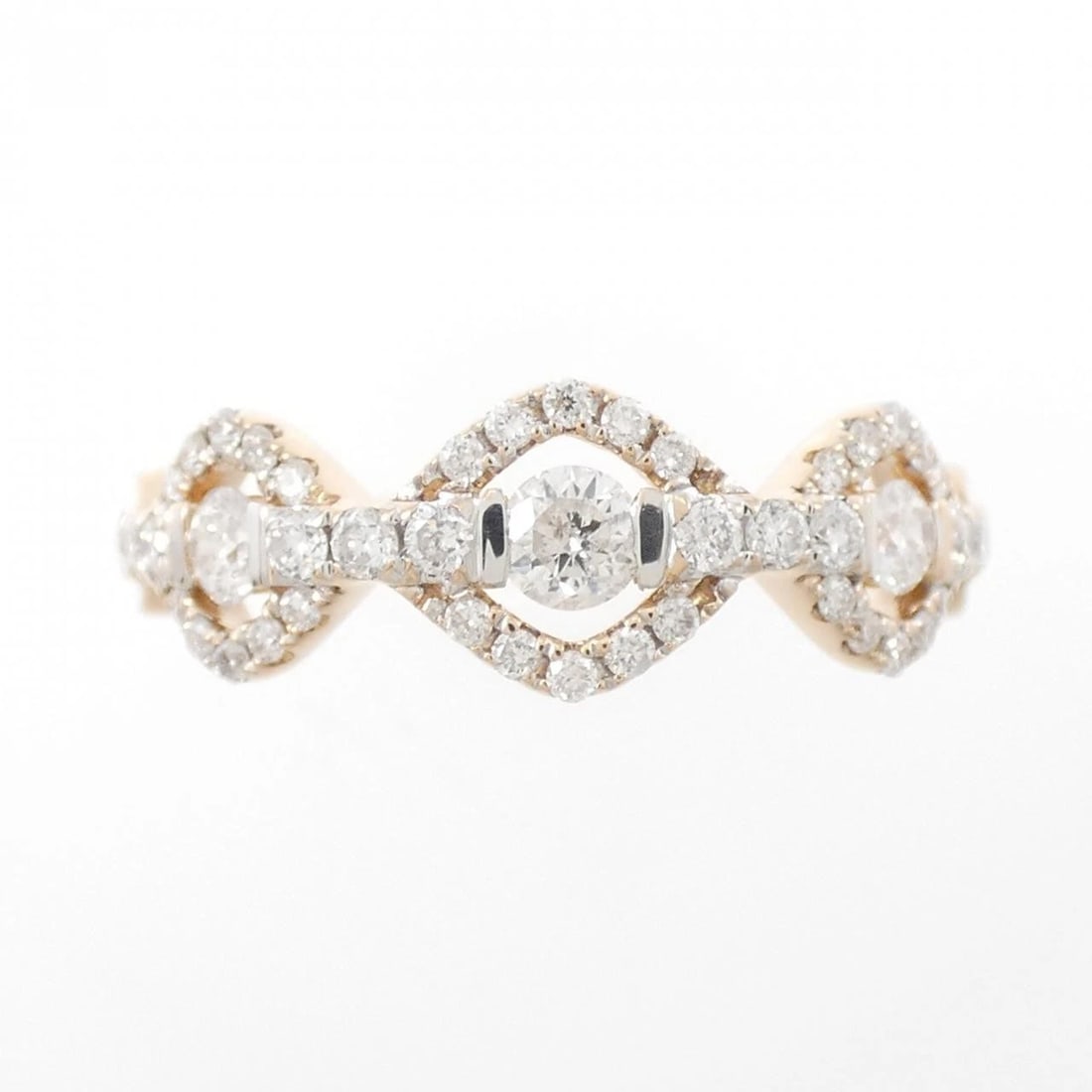 K18PG DIAMOND RING - 2