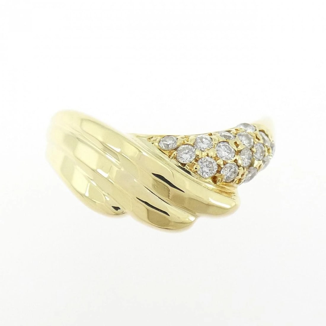 K18YG DIAMOND RING - 2