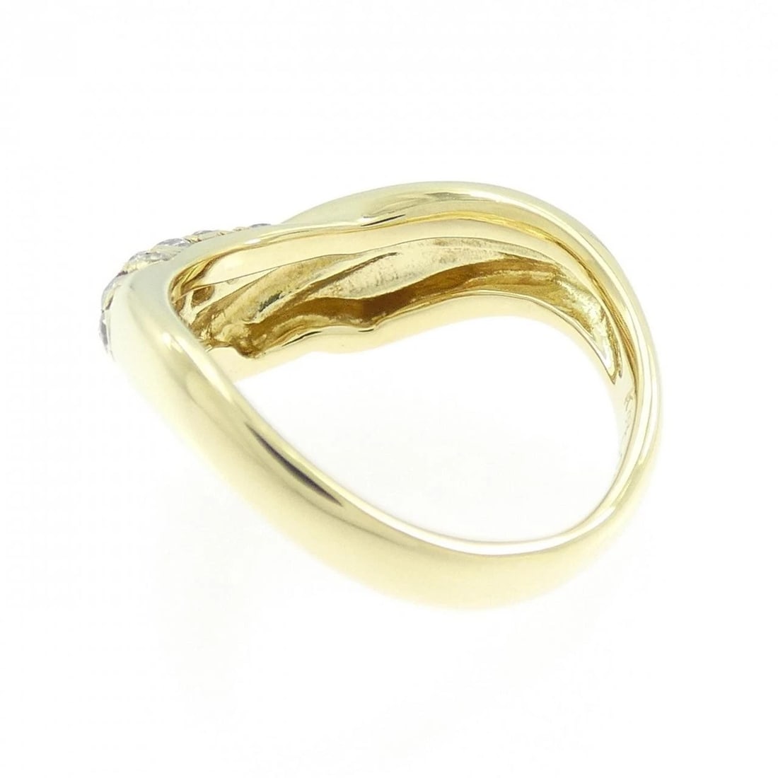 K18YG DIAMOND RING - 3