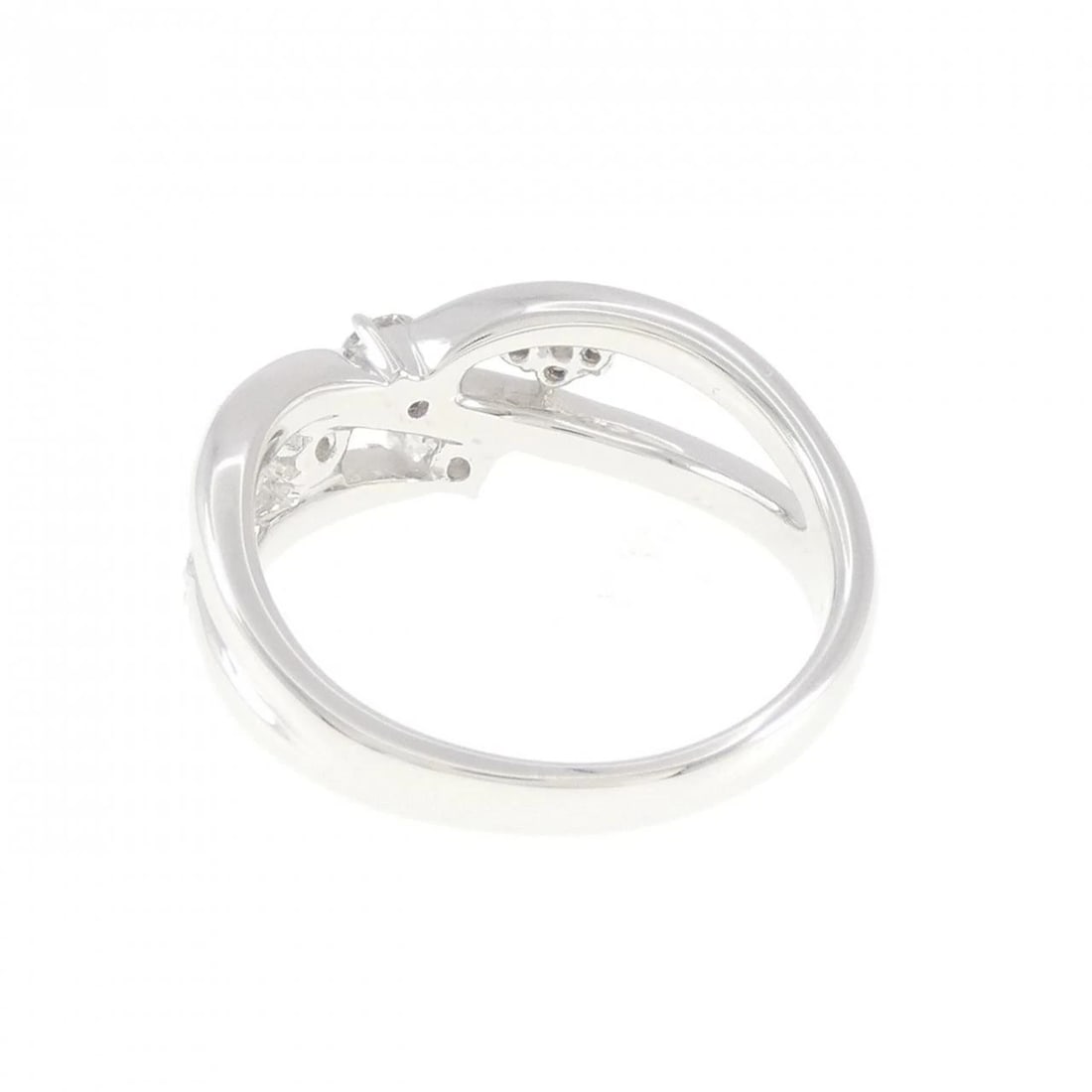 K18WG DIAMOND RING - 3