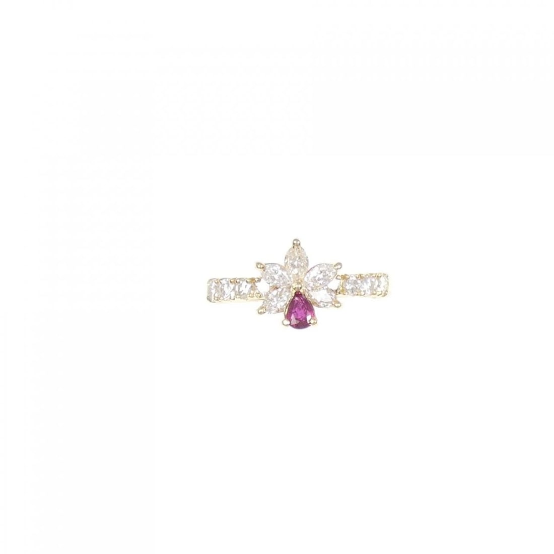 750YG RUBY RING - 2