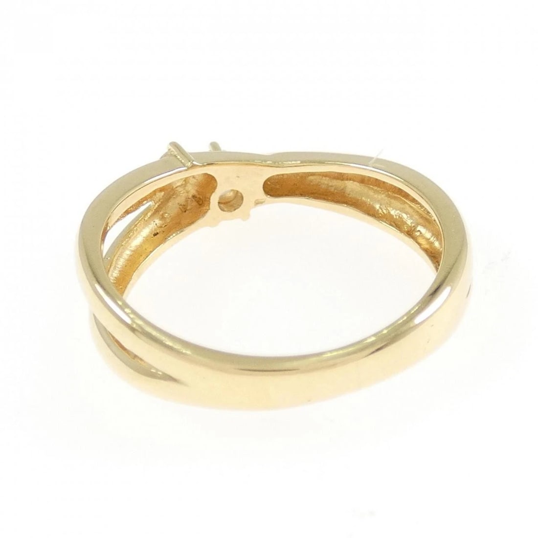 K18YG DIAMOND RING - 3