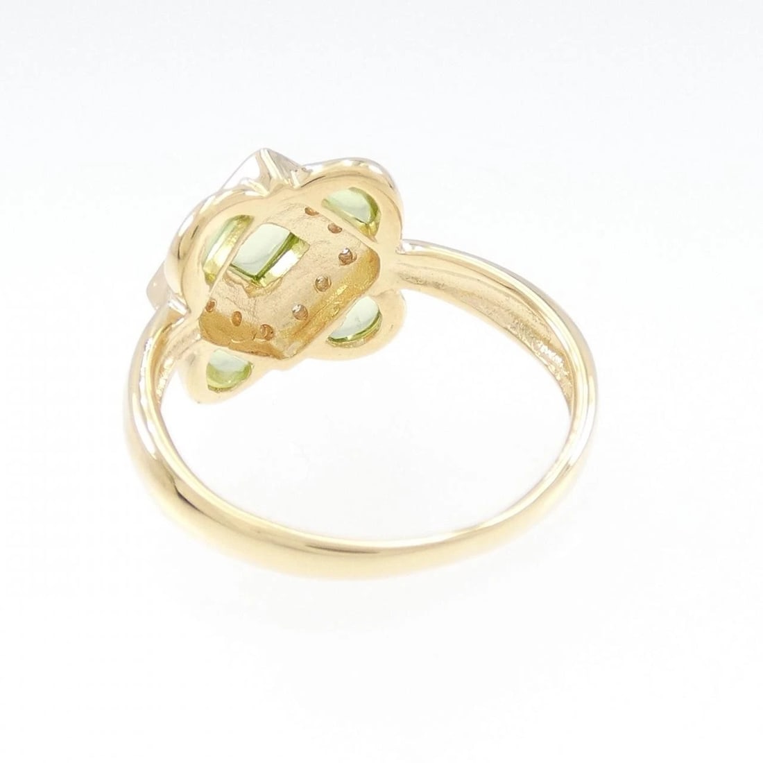 K18YG PERIDOT RING - 3