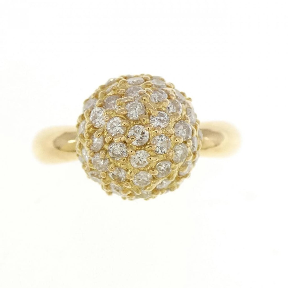 K18YG DIAMOND RING - 2