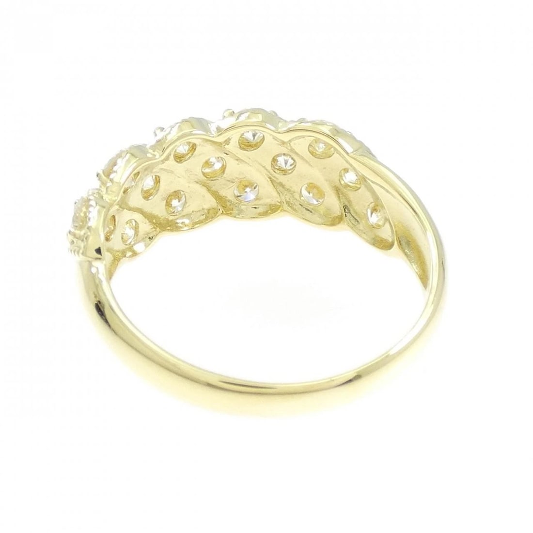 K18YG DIAMOND RING - 3