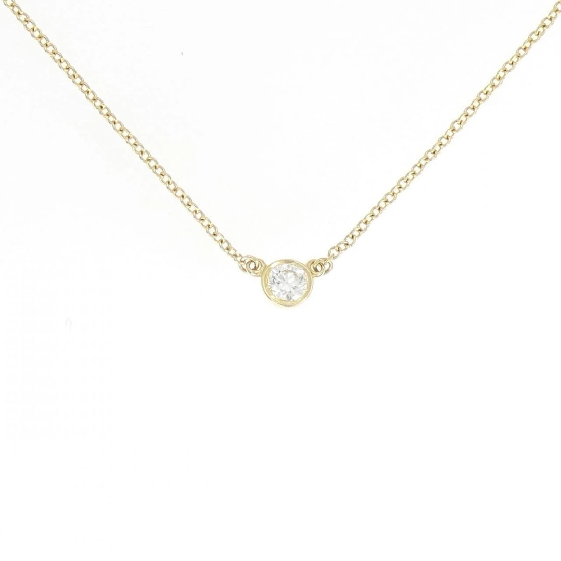 TIFFANY & CO. BY THE YARD NECKLACE: Tiffany & Co. By the Yard Necklace Brand: Tiffany Type: Necklace Material: 750 Yellow Gold, Main Stone/Creation Natural Color: yellow gold Size: 41cmActualSize Diameter: 4.2mm Chain Max. W: