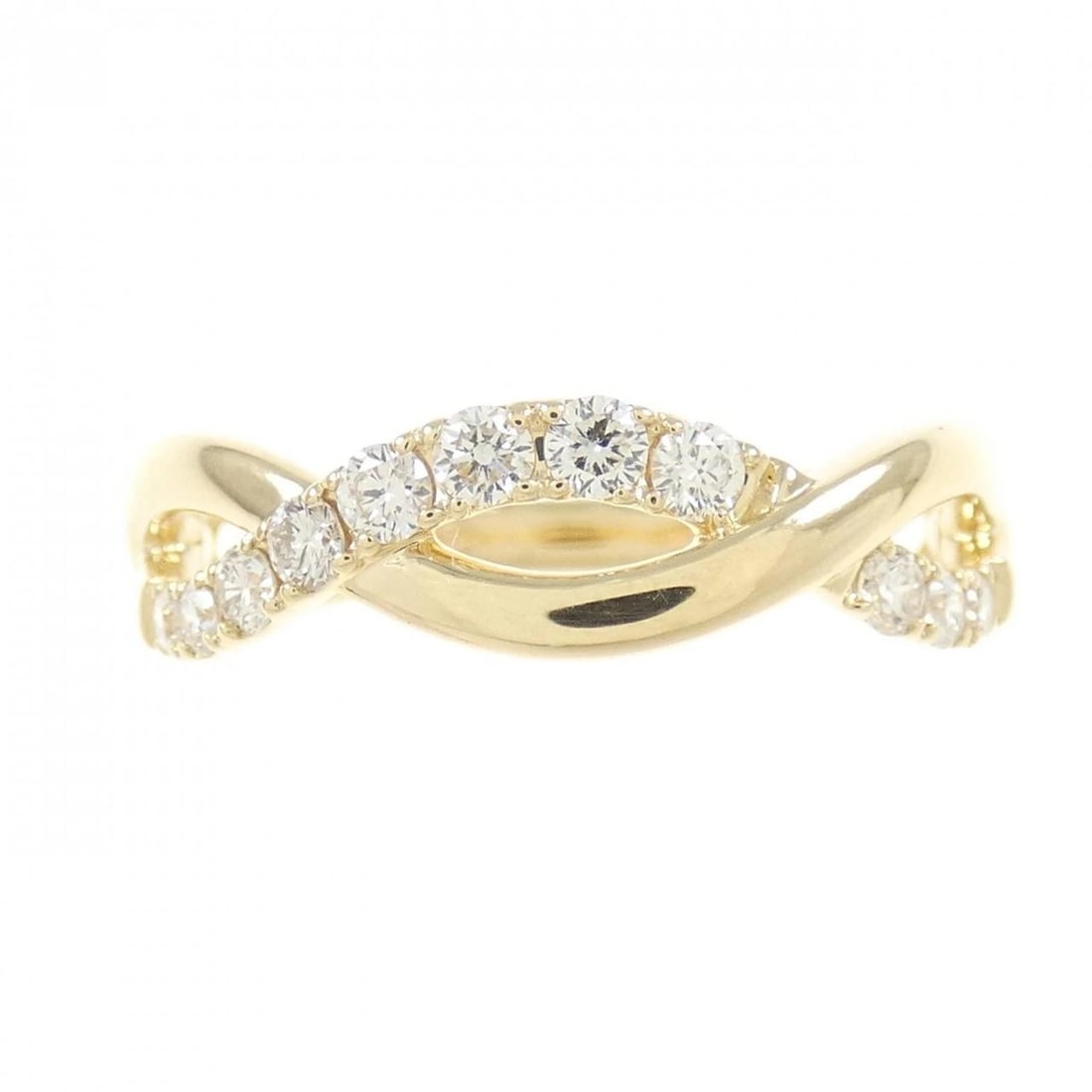 K18YG DIAMOND RING - 2