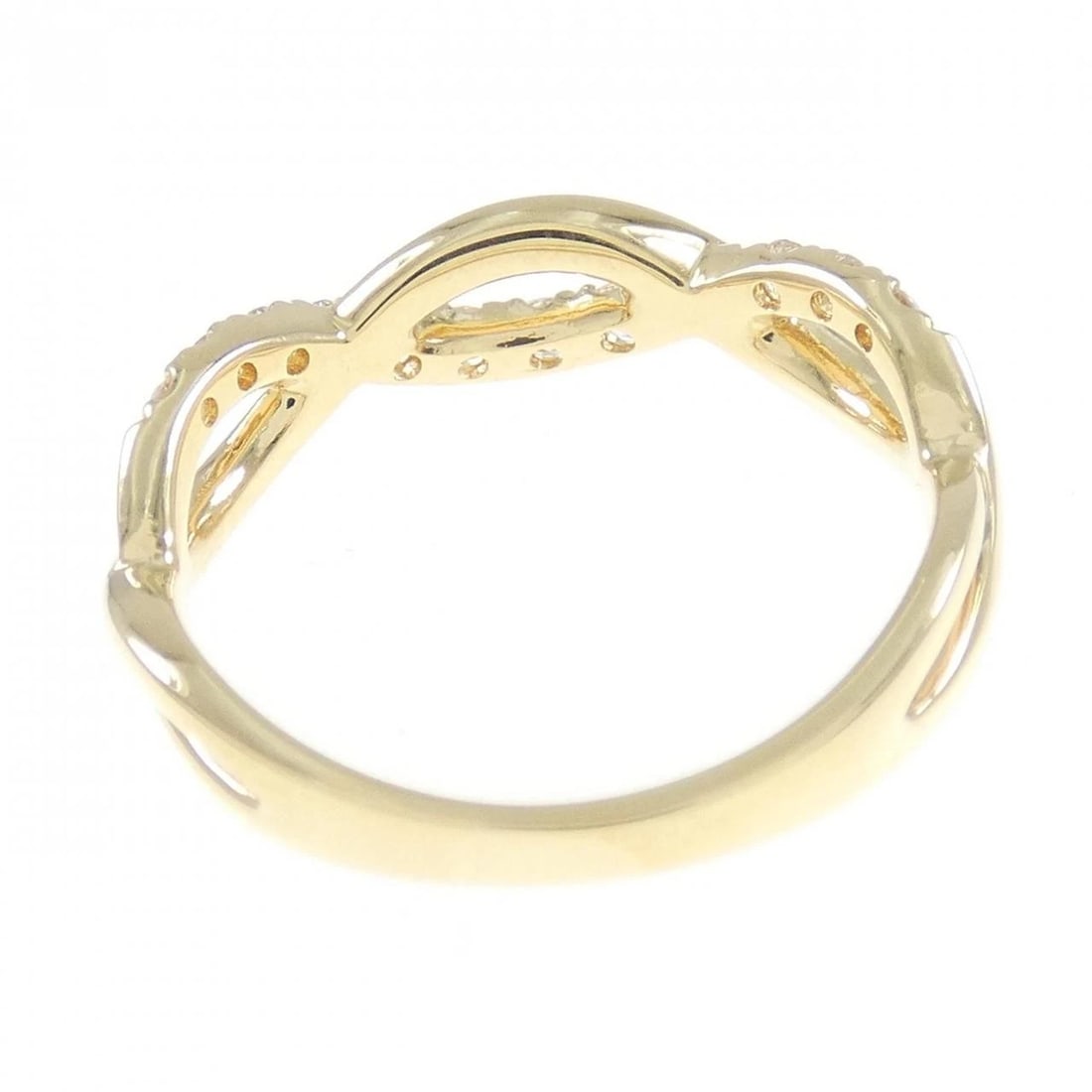 K18YG DIAMOND RING - 3