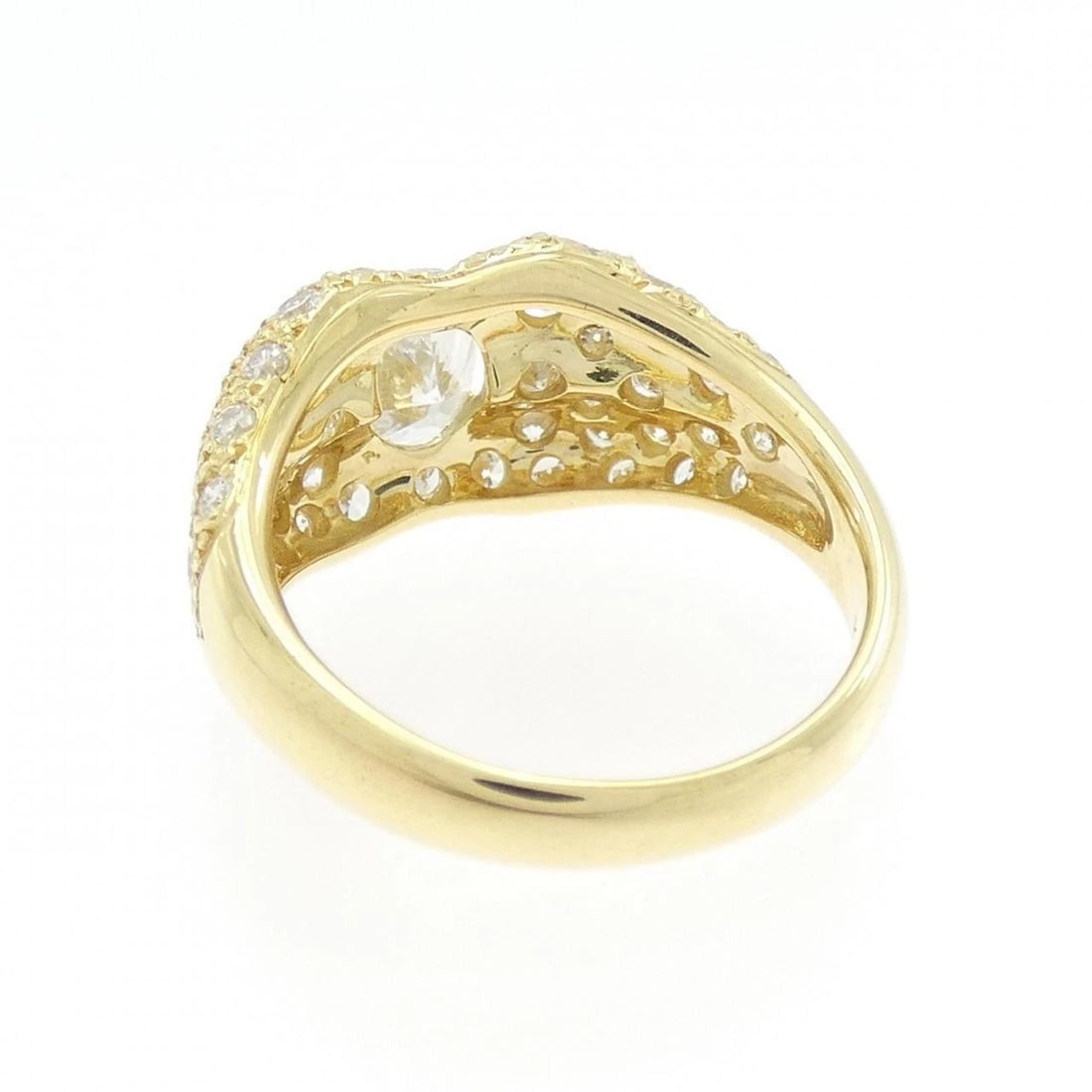 K18YG DIAMOND RING: K18YG Diamond Ring Brand: Unbranded Type: Ring Material: K18 Yellow Gold, Main Stone/Creation Natural Color: Yellow Gold Size: 6-6.5 ( US size) Accessories: None Accessories Notice: When p