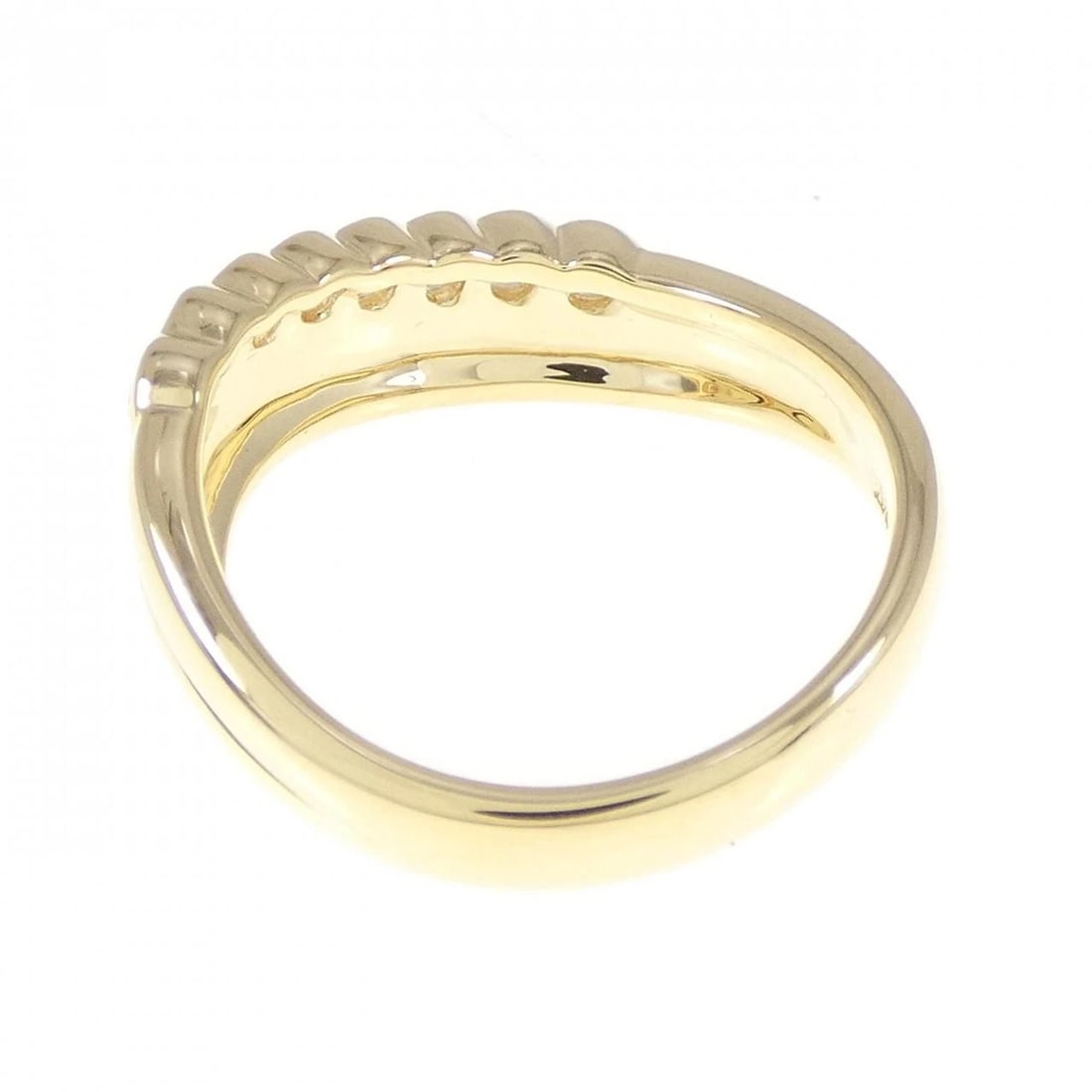 K18YG DIAMOND RING - 3