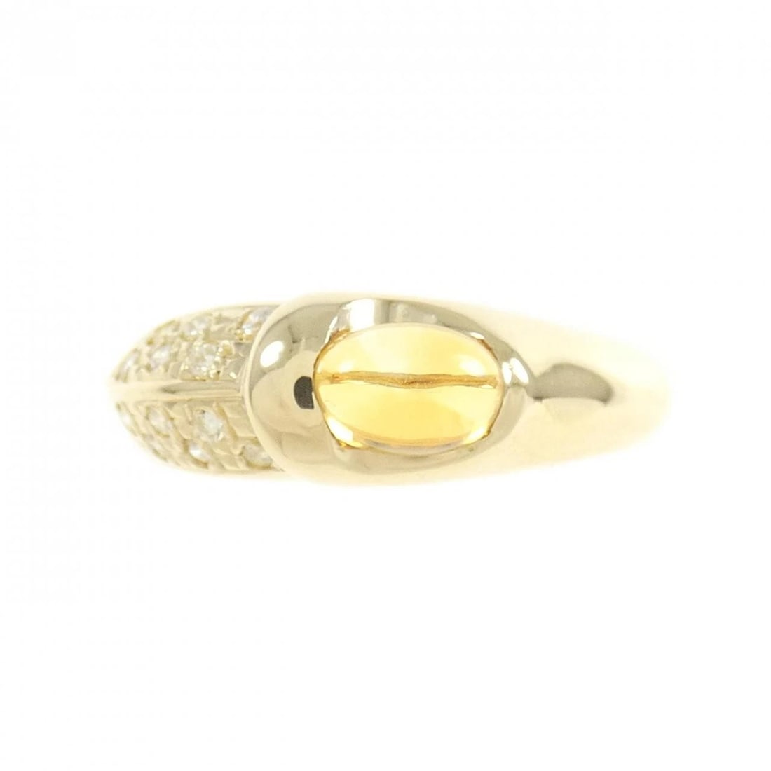 K18YG CITRINE RING - 2