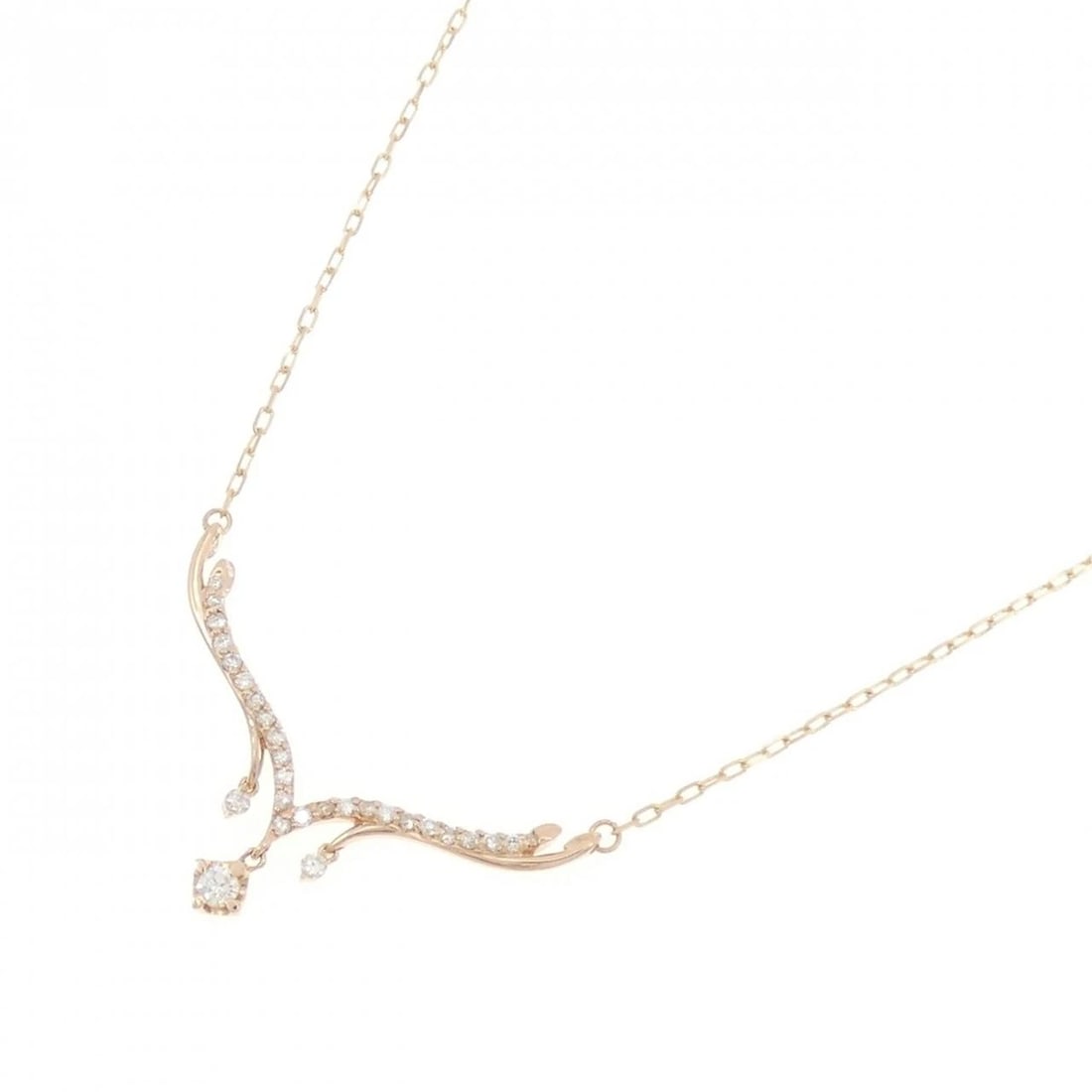 K18PG DIAMOND NECKLACE - 2