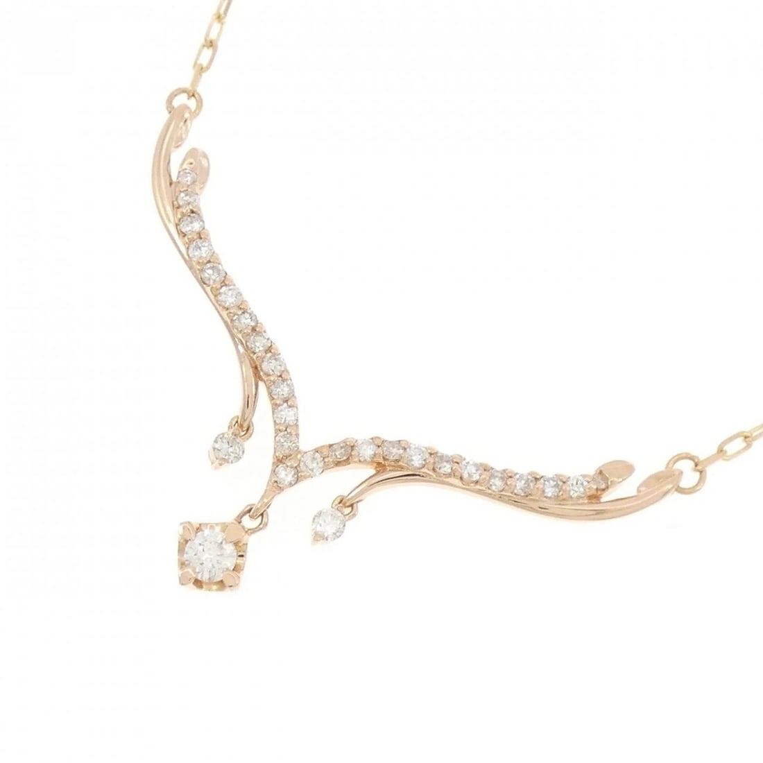 K18PG DIAMOND NECKLACE - 3