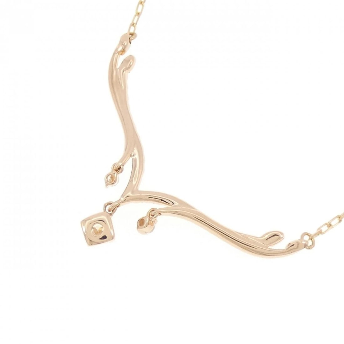 K18PG DIAMOND NECKLACE - 4