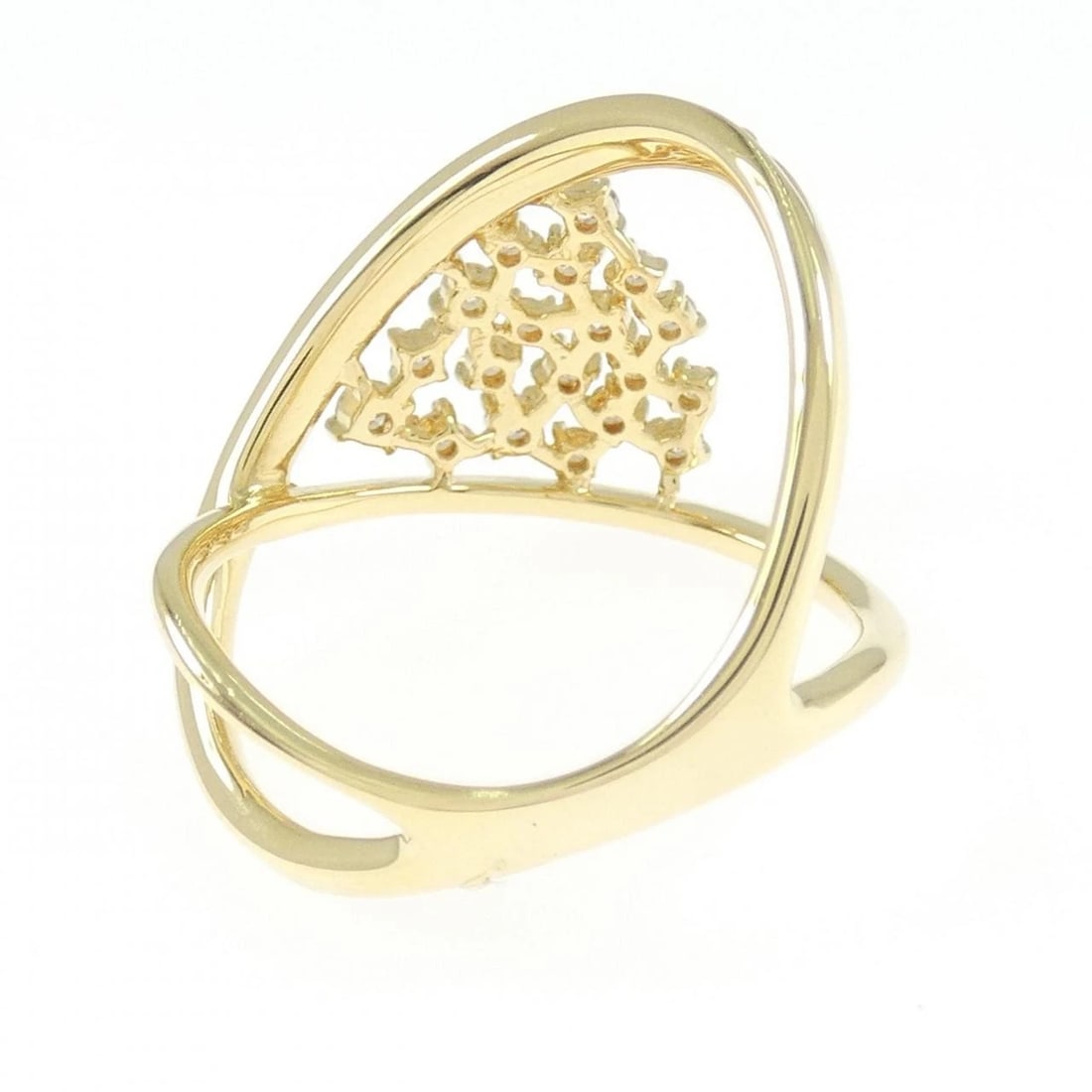 K18YG DIAMOND RING - 3