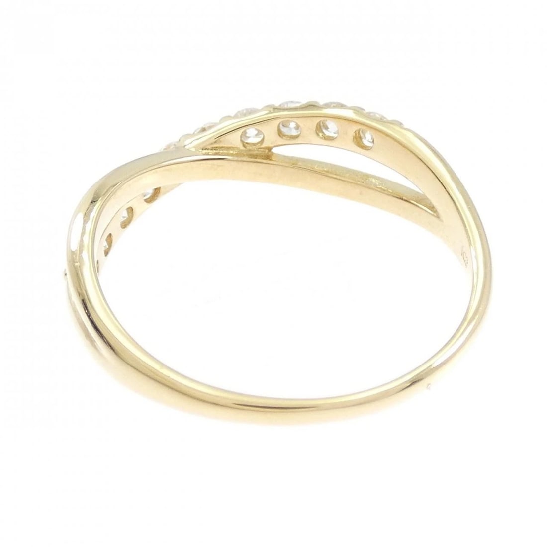 K18YG DIAMOND RING - 3