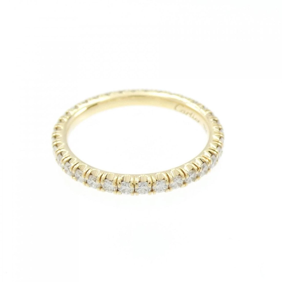 CARTIER ETINCELLE RING: Cartier Etincelle Ring Brand: CARTIER Type: Ring Material: 18K, Main Stone/Creation Natural Color: Gold Size: US 3.5 Accessories: None Accessories Notice: When purchasing pre-owned goods,