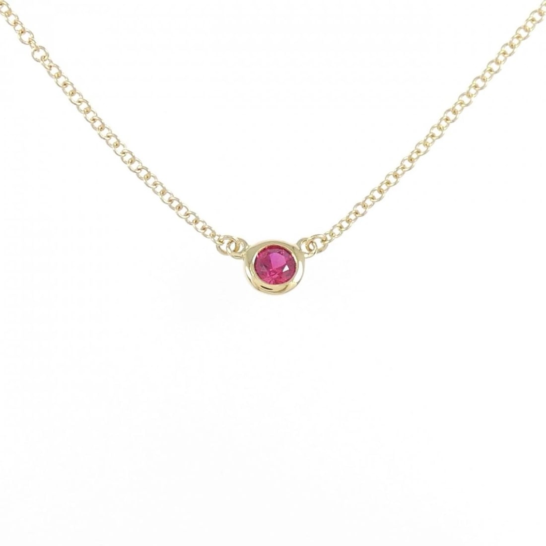 TIFFANY & CO. BY THE YARD NECKLACE: Tiffany & Co. By the Yard Necklace Brand: Tiffany Type: Necklace Material: 750 Yellow Gold, Color: yellow gold Size: 40cmActualSize Diameter: 4.5mm Chain Max. W: 1.0mm Accessories: None