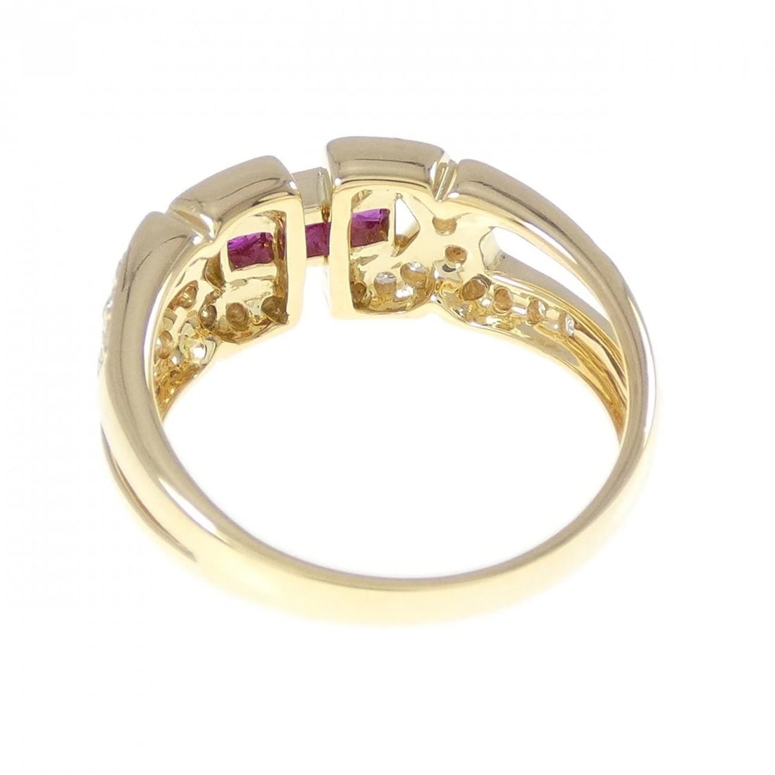 K18YG RUBY RING - 3