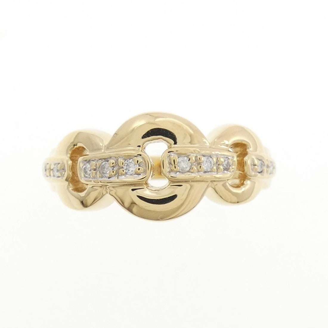 K18YG DIAMOND RING - 2