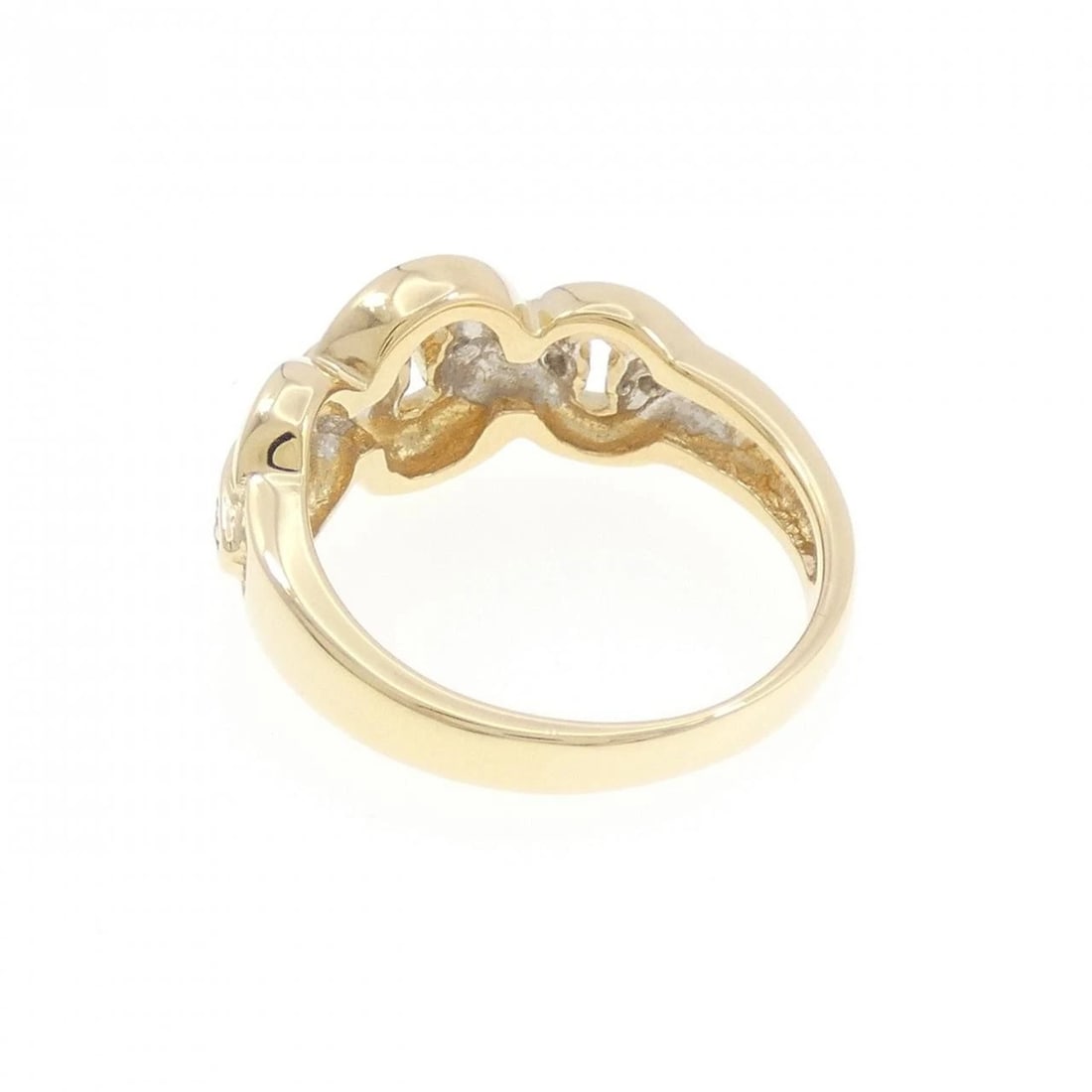 K18YG DIAMOND RING - 3
