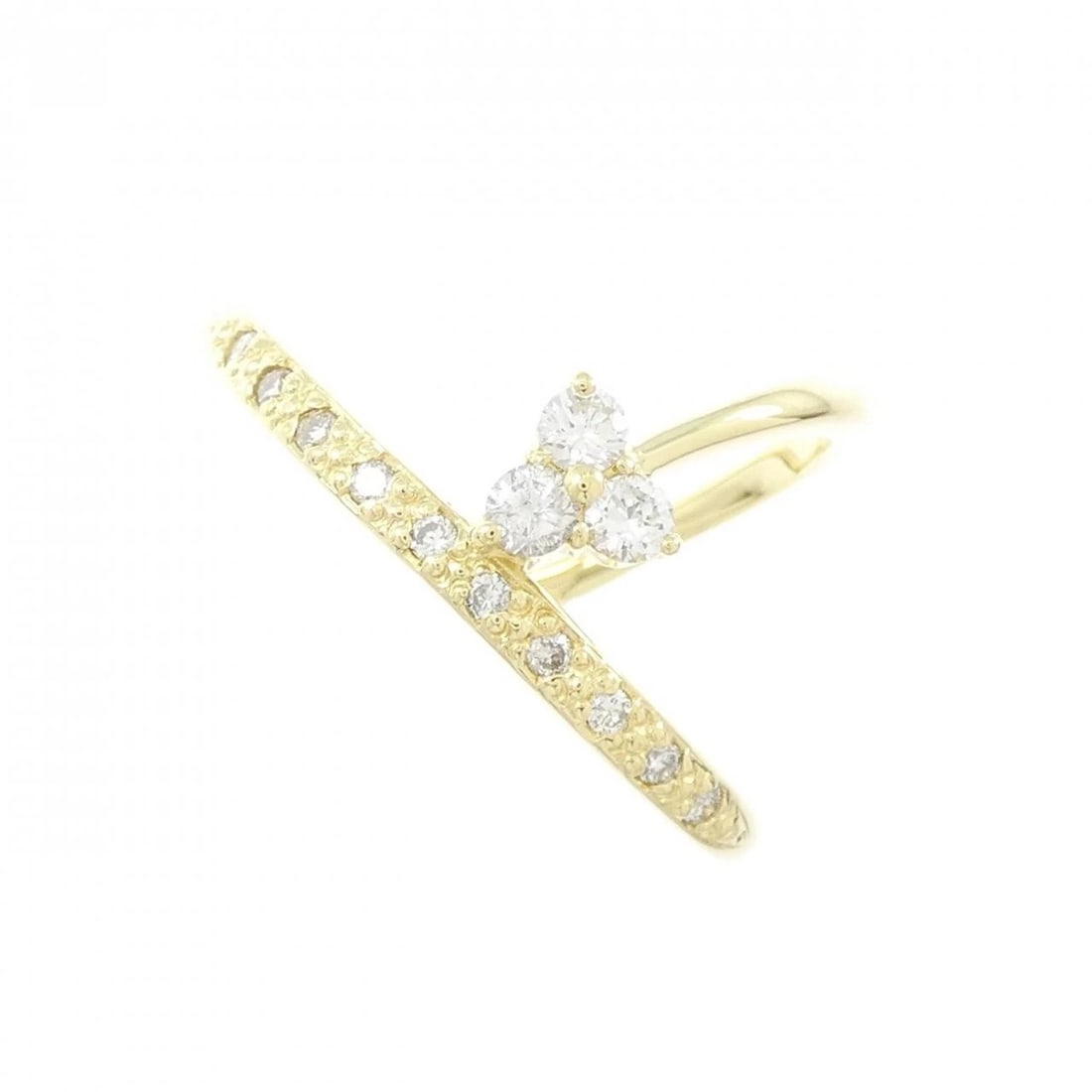 K18YG DIAMOND RING - 2