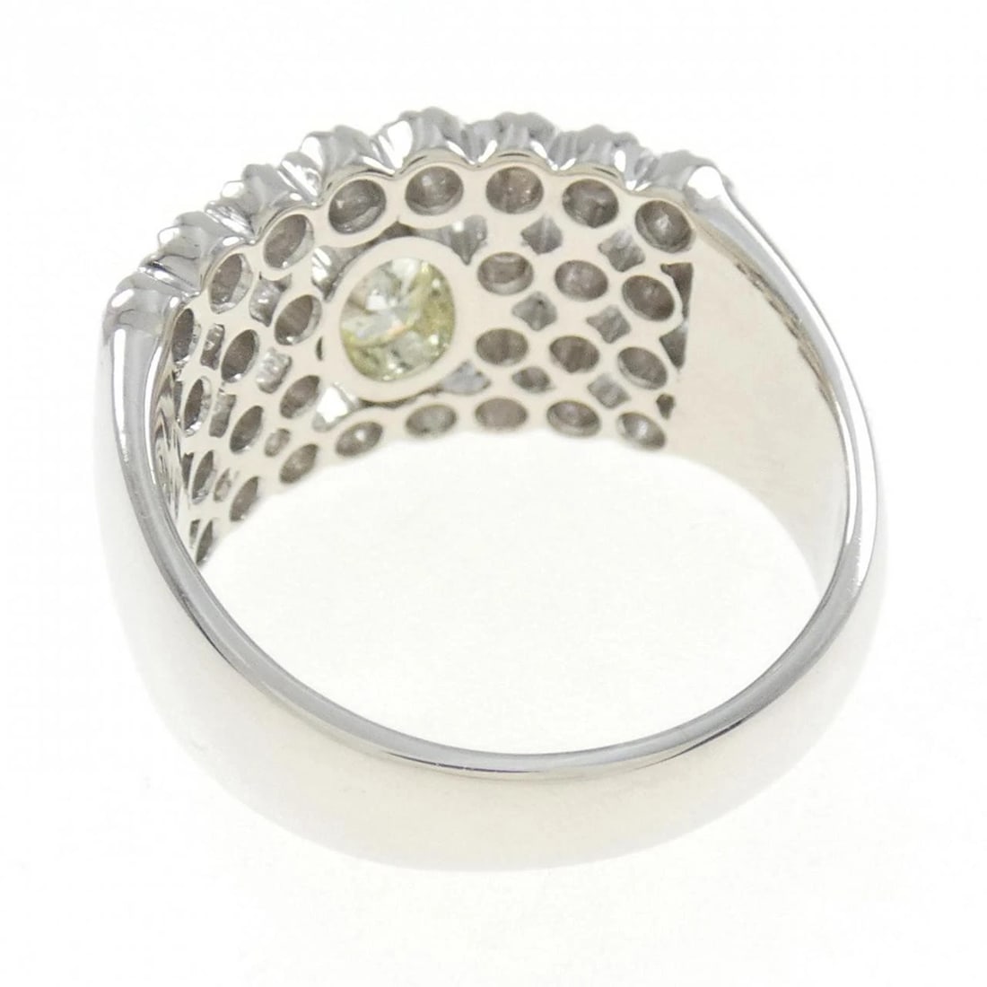 K18WG DIAMOND RING - 3