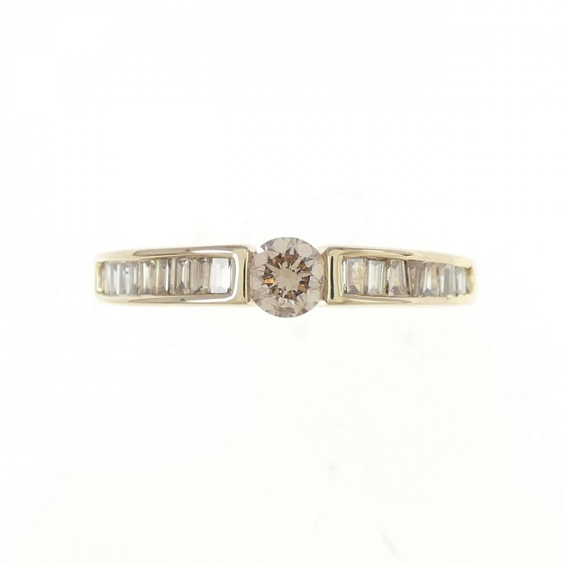 K18YG DIAMOND RING - 2