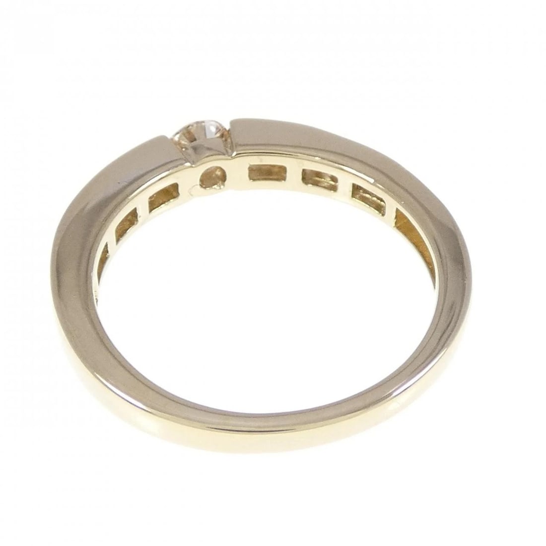 K18YG DIAMOND RING - 3