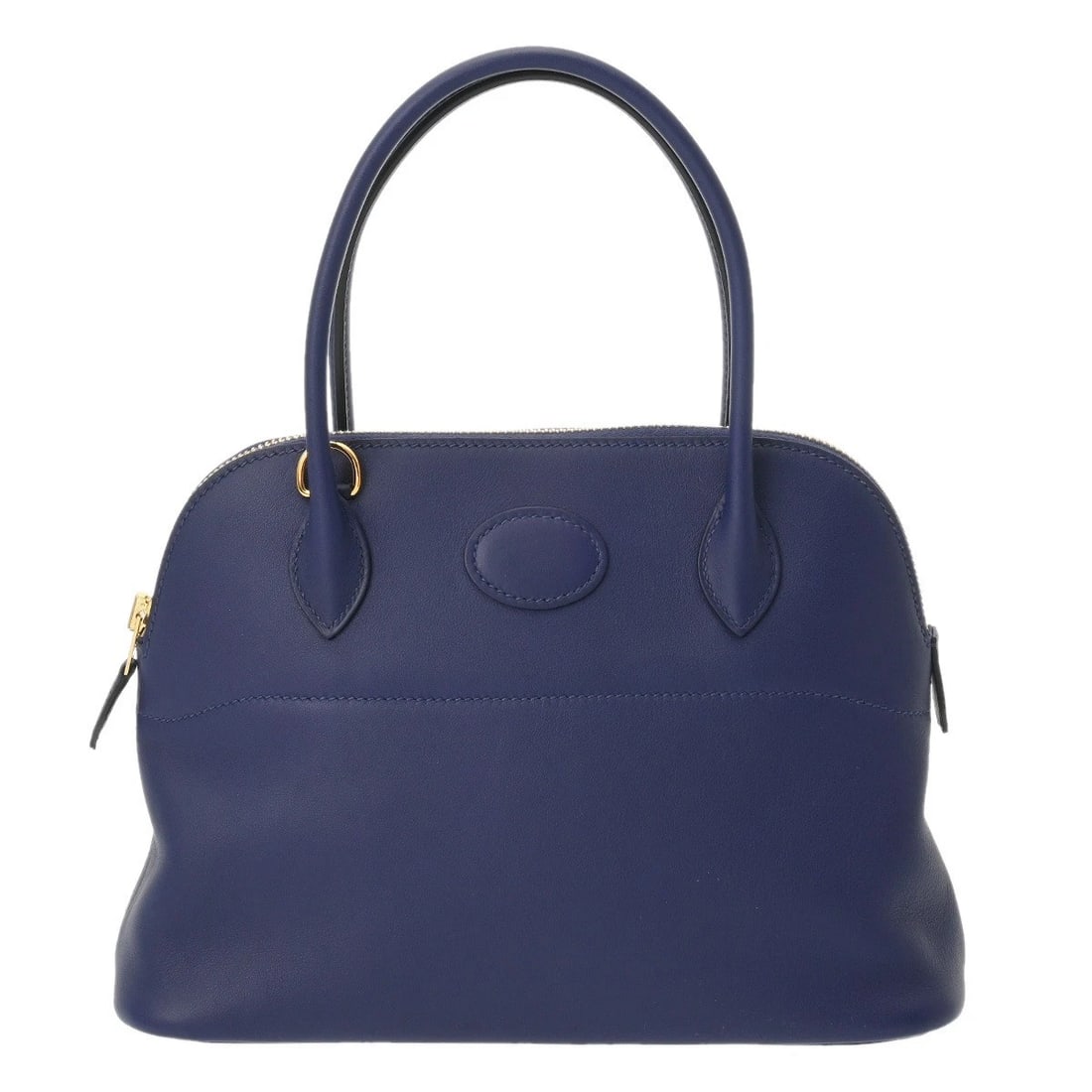 HERMES BOLIDE 27 2WAY VAUX SWIFT BLUE UNCLE HANDBAG HANDBAG (1 of 8)