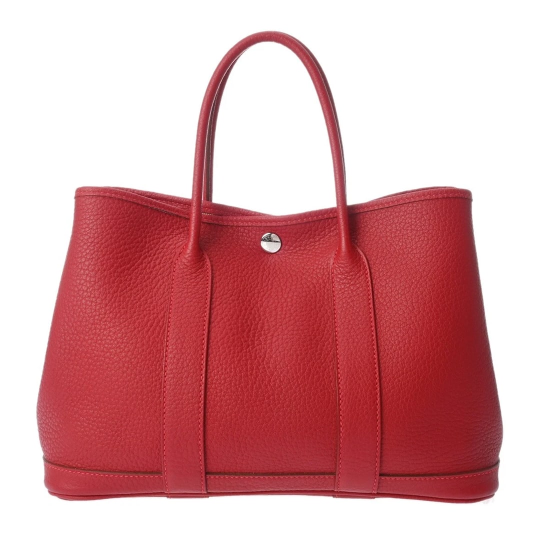 HERMES GARDEN PARTY TPM NEGONDA ROUGEGRENAT HANDBAG HANDBAG (1 of 8)