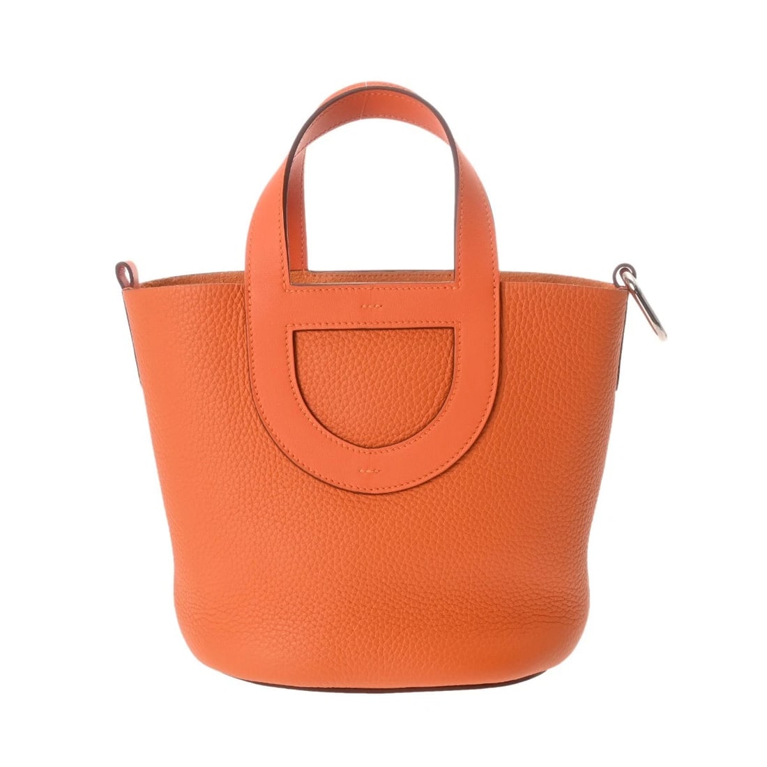 HERMES IN THE LOOP 18 TAURILLON CLEMENCE/VAUX SWIFT ORANGE HANDBAG HANDBAG (1 of 7)