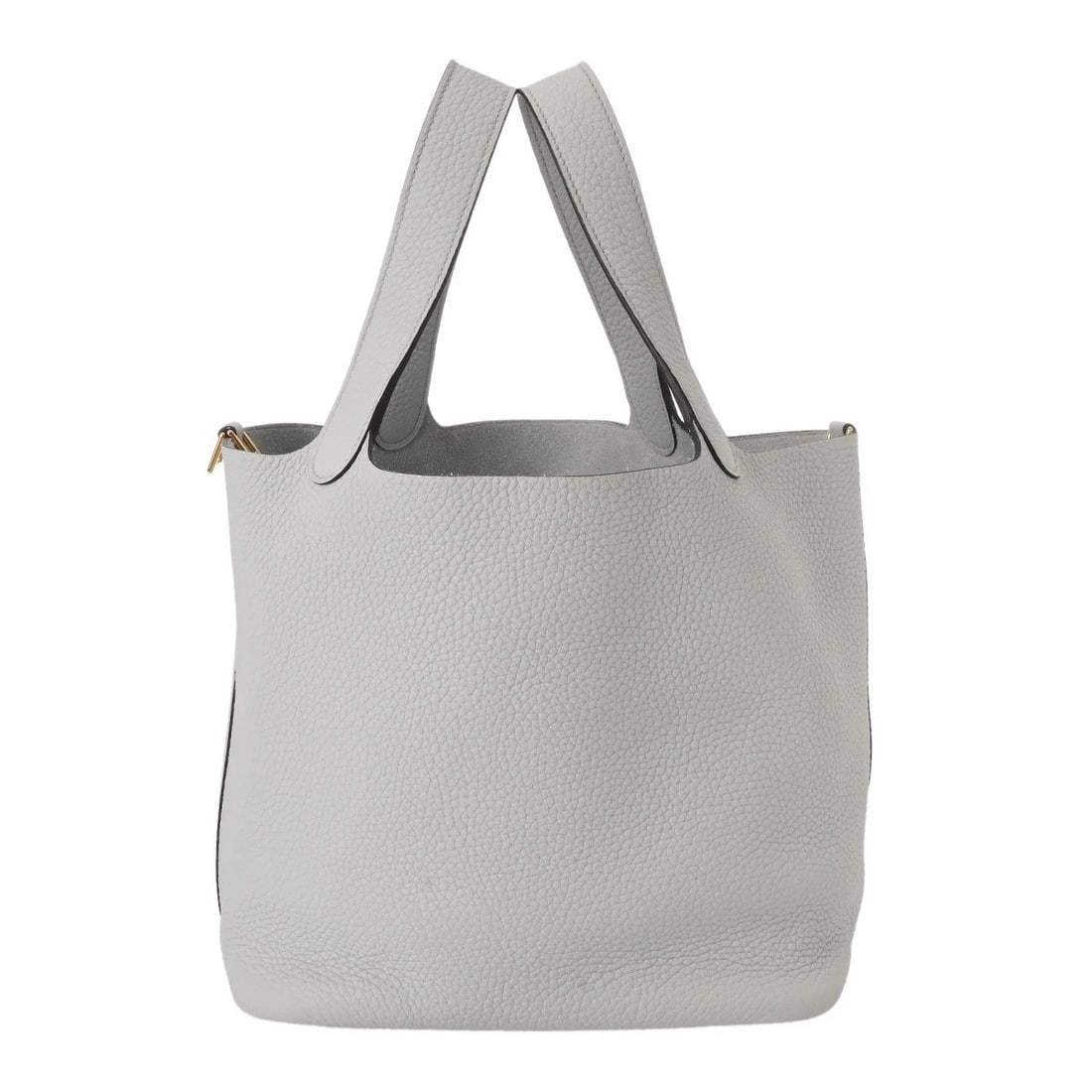 HERMES PICOTIN LOCK MM TAURILLON CLEMENCE BLUE PALE HANDBAG HANDBAG (1 of 7)
