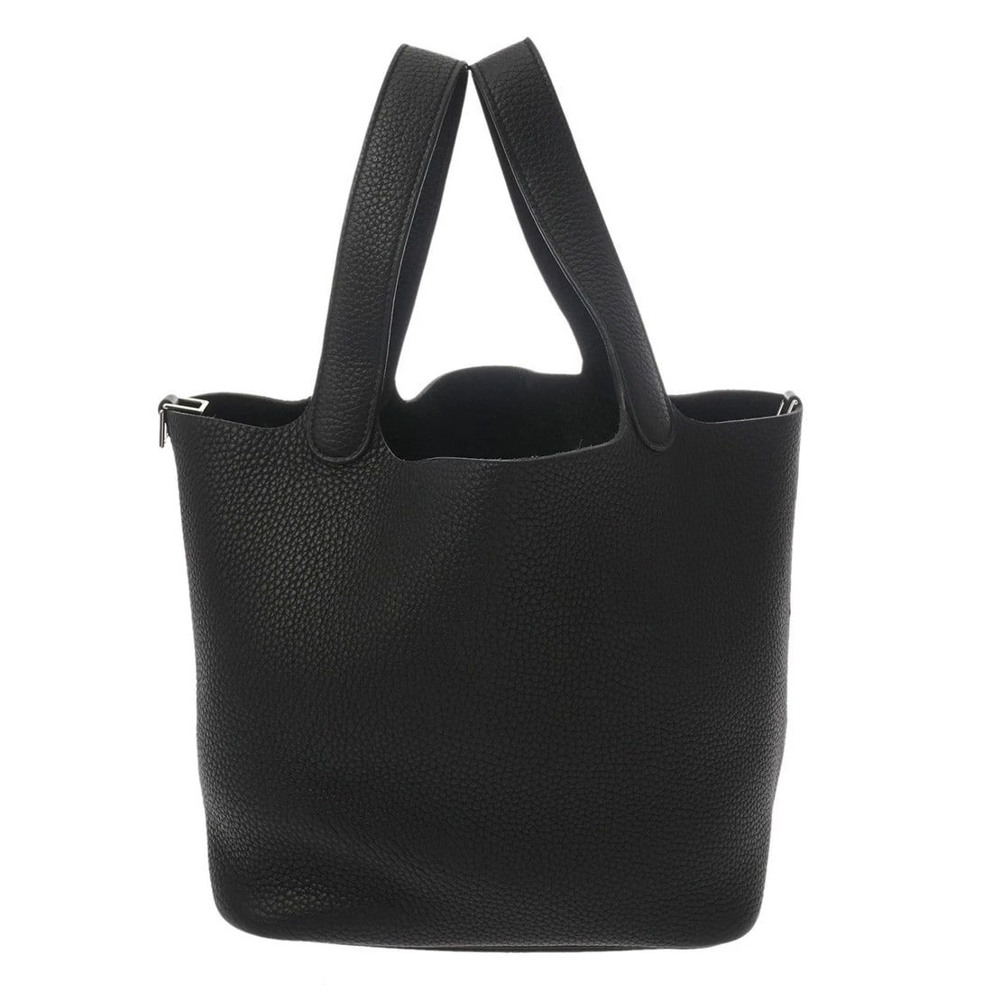 HERMES PICOTIN LOCK MM TAURILLON CLEMENCE BLACK HANDBAG HANDBAG (1 of 8)